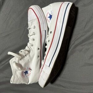Men’s Sz 11 Converse All-Stars White High-Top